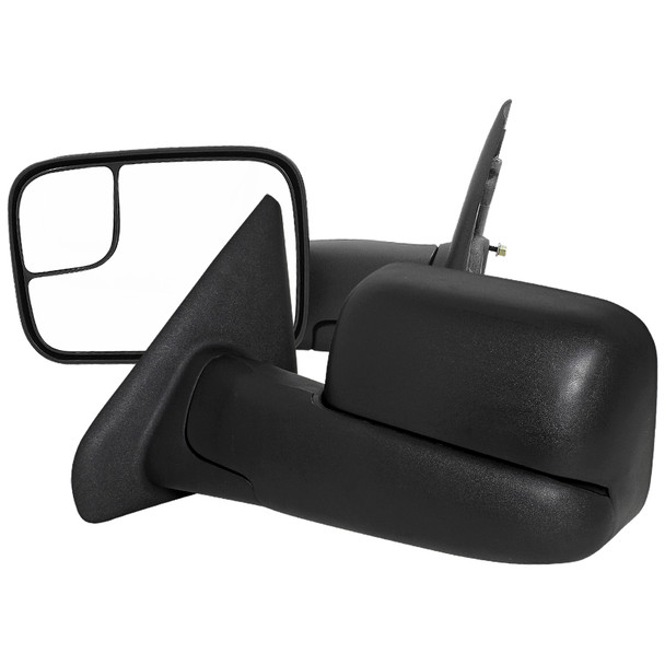 2002-2009 Dodge RAM Power Adjustable, Heated, & Manual Fold Towing Mirrors