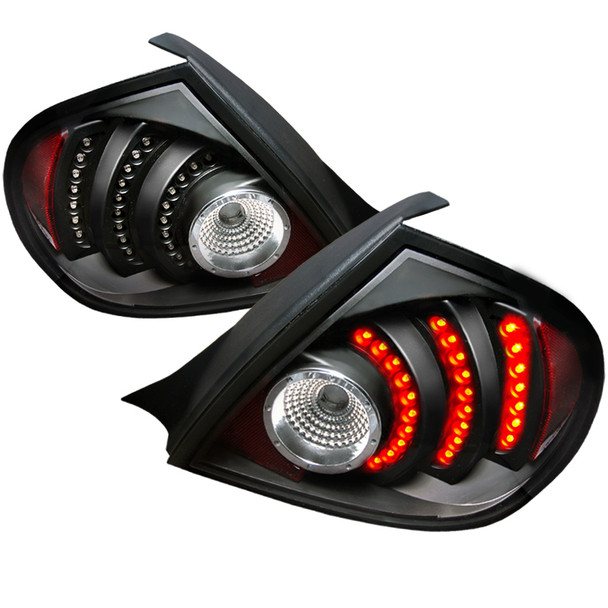 2003-2005 Dodge Neon LED Tail Lights (Matte Black Housing/Clear Lens)