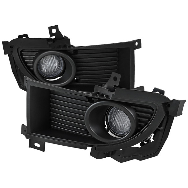 2004-2005 Mitsubishi Lancer Ralliart H3 Fog Lights Kit w/ Switch & Wiring Harness (Chrome Housing/Clear Lens)