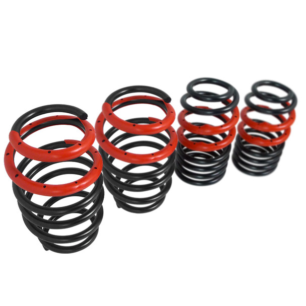 2006-2009 Honda Civic Coupe/Sedan SAE9254V Steel Front & Rear Lowering Coil Springs - 4PCS