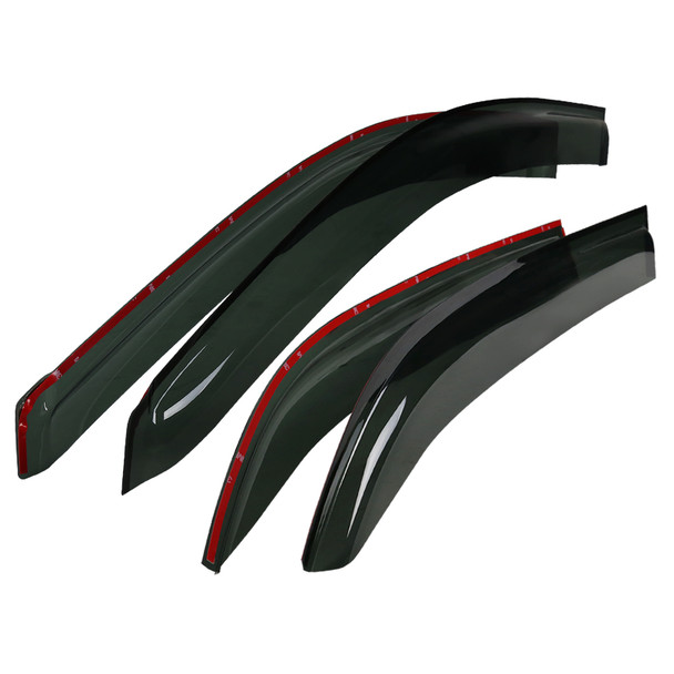 2009-2013 Toyota Corolla High Impact Acrylic Window Visor Set - 4PC