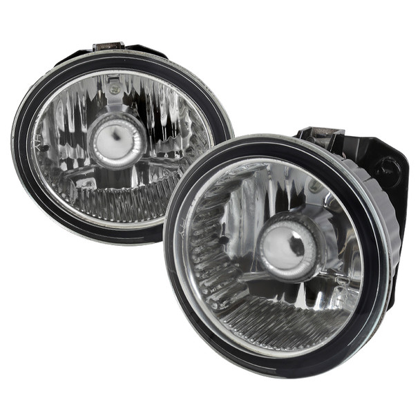 2002-2006 Nissan Altima/Murano Infiniti FX35/FX45 9006 HB4 12V/55W Fog Lights Kit (Chrome Housing/Clear Lens)