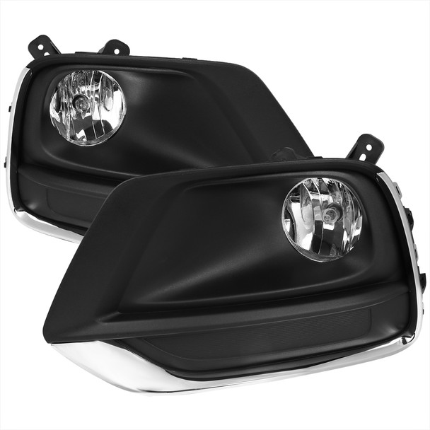 2017-2019 Chevrolet Trax PS24W Fog Lights Kit (Chrome Housing/Clear Lens)
