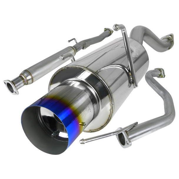 1994-2001 Acura Integra Hatchback LS/RS/GS T-304 Stainless Steel N1 Style Catback Exhaust System w/ Burnt Tip