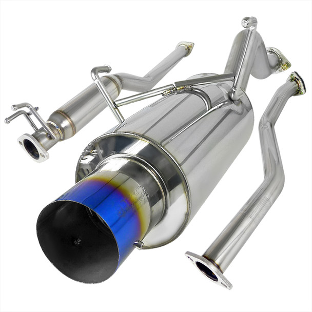 2001-2005 Honda Civic EX HX Si N1 Style Catback Exhaust System (Burnt Tip)