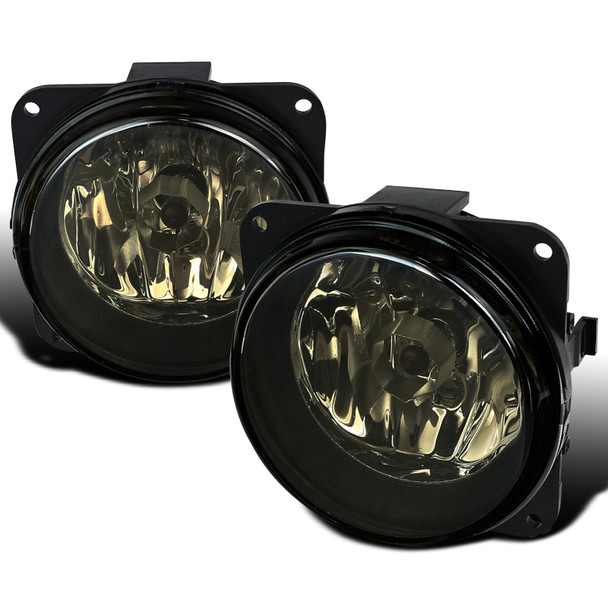2000-2007 Ford Focus/Mustang/Escape Lincoln LS 12V/42W H10 Fog Lights (Chrome Housing/Smoked Lens)