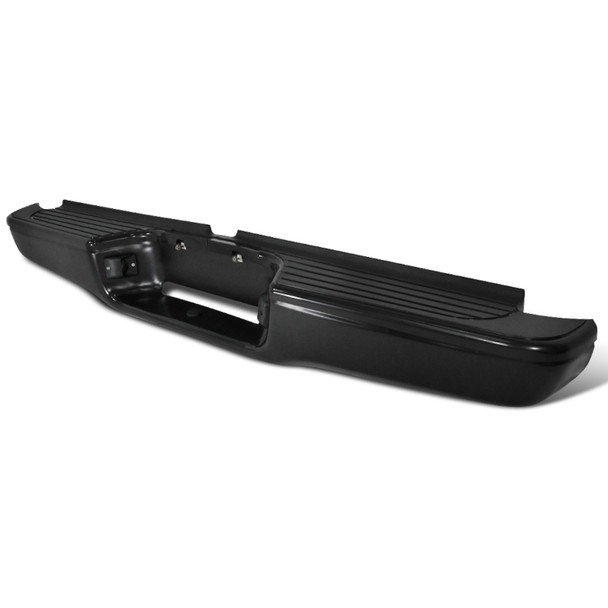 1995-2004 Toyota Tacoma 2/4WD Black Stainless Steel Factory Style Replacement Rear Step Bumper