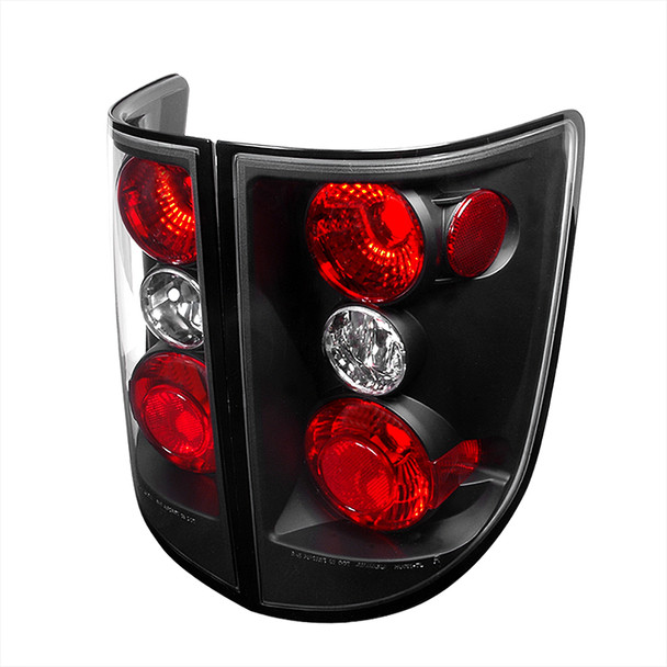 2005-2010 Honda Ridgeline Tail Lights (Matte Black Housing/Clear Lens)