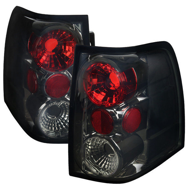 2003-2006 Ford Expedition Tail Lights (Chrome Housing/Smoked Lens)