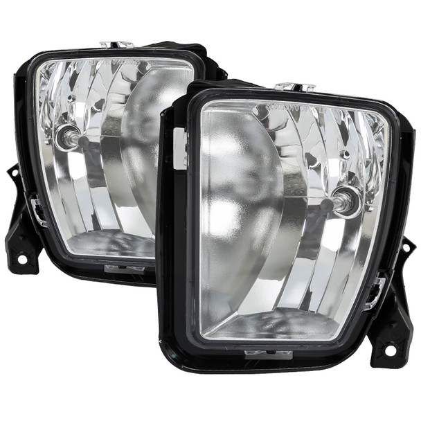 2013-2018 Dodge RAM 1500 9006 Fog Lights Kit (Chrome Housing/Clear Lens)