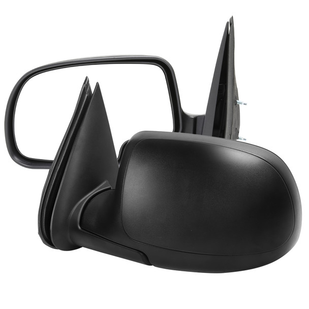 1999-2002 Chevrolet Silverado/Tahoe/Suburban GMC Sierra/Yukon Manually Adjustable Matte Black Side Mirrors