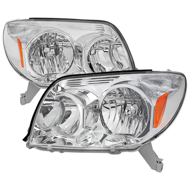 2003-2005 Toyota 4Runner Factory Style Headlights (Chrome Housing/Clear Lens)