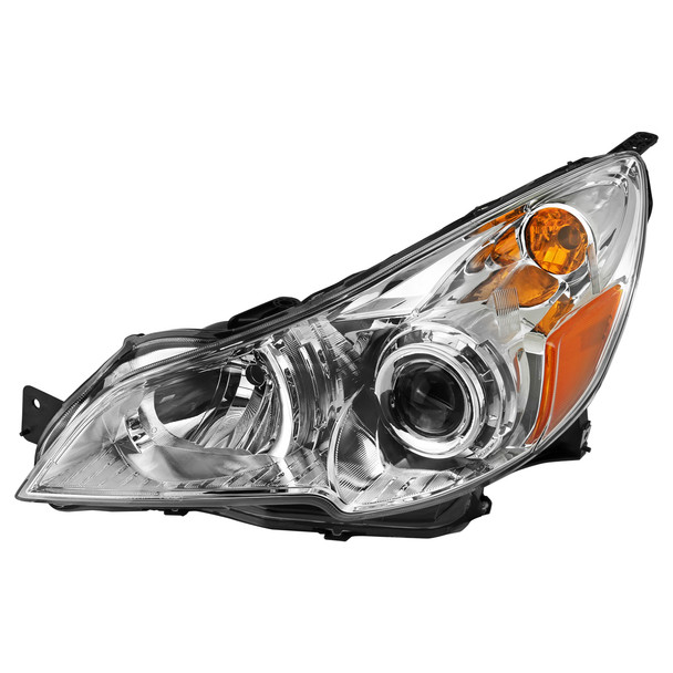 2010-2014 Subaru Legacy/Outback Projector Headlights (Chrome Housing/Clear Lens)- Driver Side Only