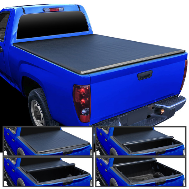 2004-2012 Chevrolet Colorado/ GMC Canyon/ Isuzu I-Series 60" Short Bed Roll Up Vinyl Tonneau Cover