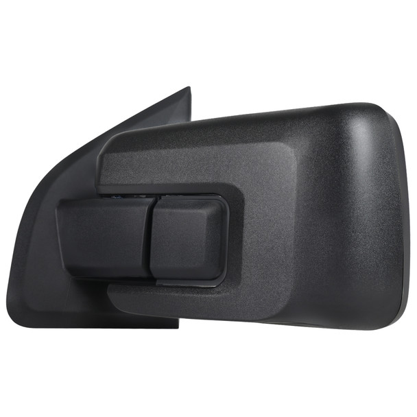 2021-2025 Ford F-150 Black Power Adjustable, Manual Fold & Heated Side Mirror - Driver Side Only
