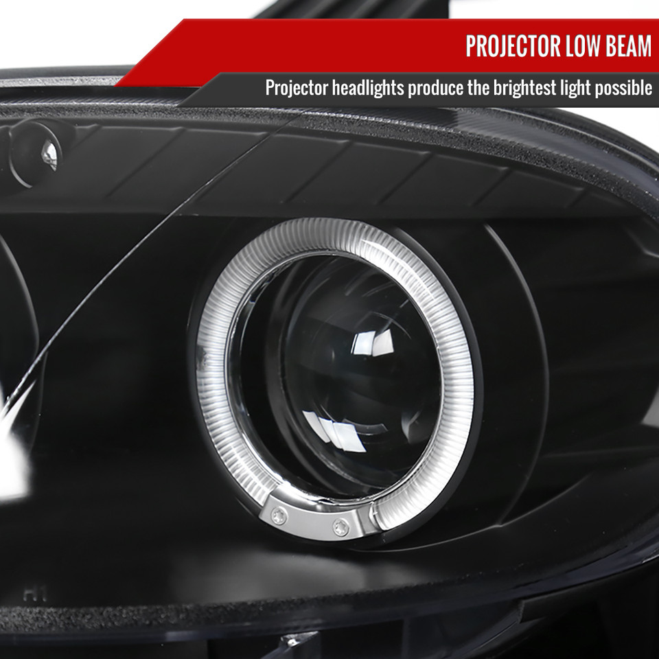 For Grille LED Halo Angel Eye Driving Fog Lights For Mazda MX-5 Miata