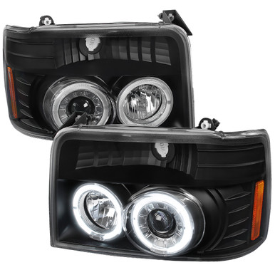 1992-1996 Ford F-150/F-250/F-350 Bronco Dual Halo Projector