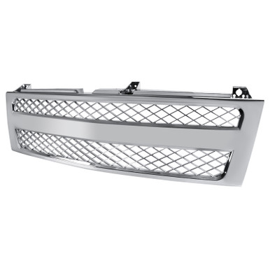 1999-2002 Chevrolet Silverado Chrome ABS V2 Honeycomb Mesh Grille ...