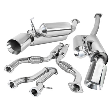 2009-2018 Nissan 370Z Dual Catback Exhaust System (Rolled