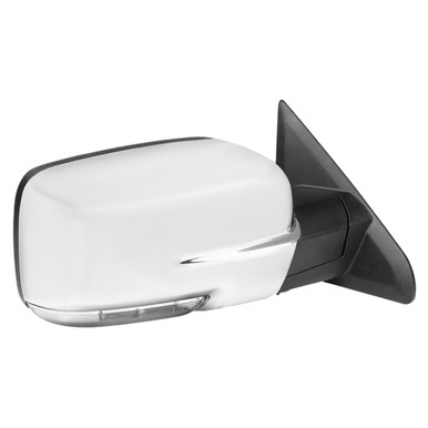 Left Power Side Mirror – Fits 2009-2012 Ram 1500 – Black, Heated, Signal & Puddle Light