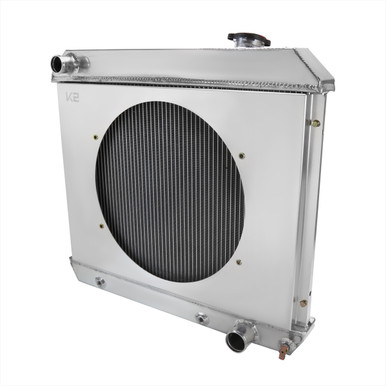 1963-1966 Pontiac Bonneville V8 3 Row Core Radiator with Fan Shroud ...