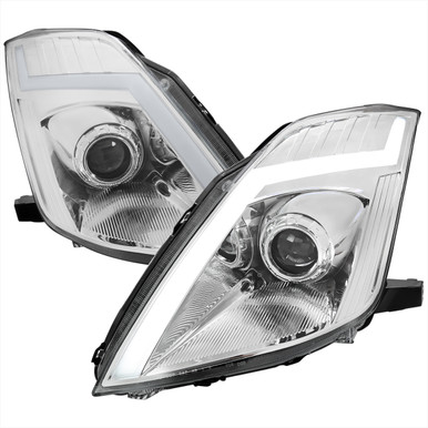 Feux Latéraux LED Séquentiels Fumés (Smoke) Pour Nissan 350Z (2003-2009) - Blanc Froid - IP67 - Garantie 1 An - Pack De 2 - Marque Auxito