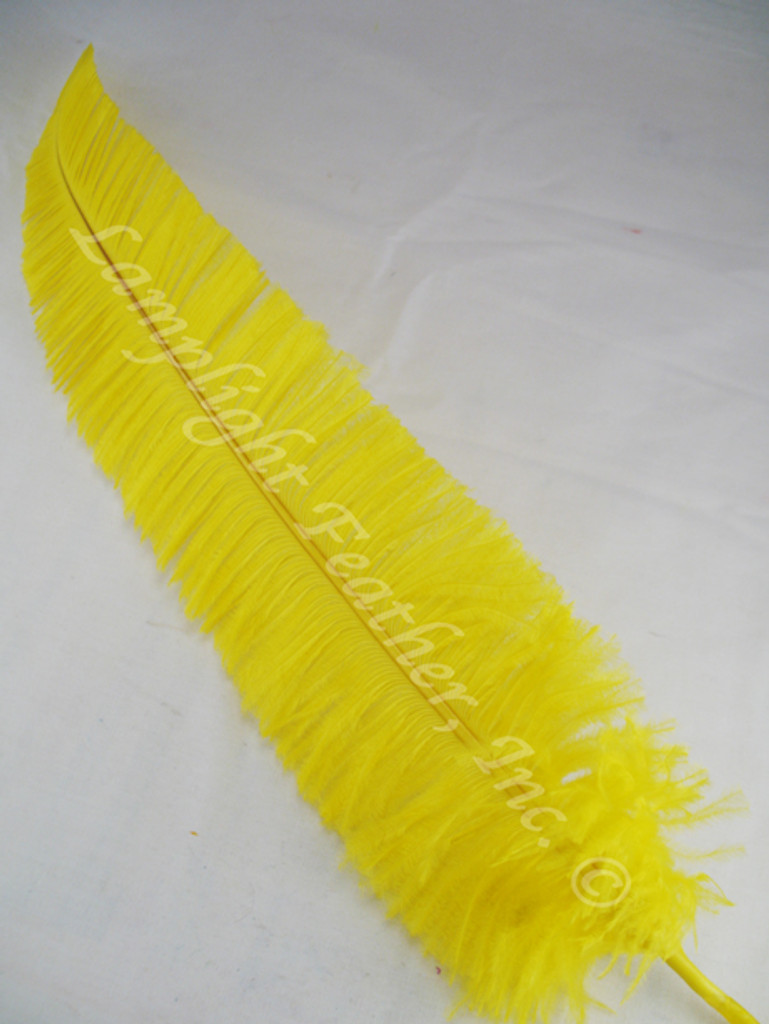 OSTRICH NANDU, STANDARD, Yellow 12-16 inch per Each