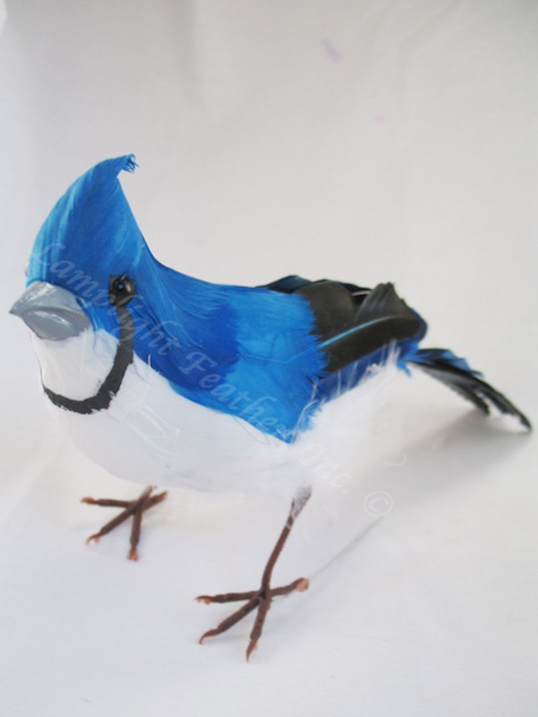 Christmas Tree Decoration Blue Jay 9 inch