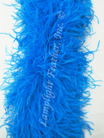 Turquoise Ostrich Feather 6 Ply Boa