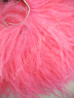 Hot Pink Ostrich Fringe Premium 5-6 Inch per FOOT