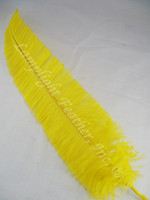 OSTRICH NANDU, LONG, Yellow 16-19 inch per Each
