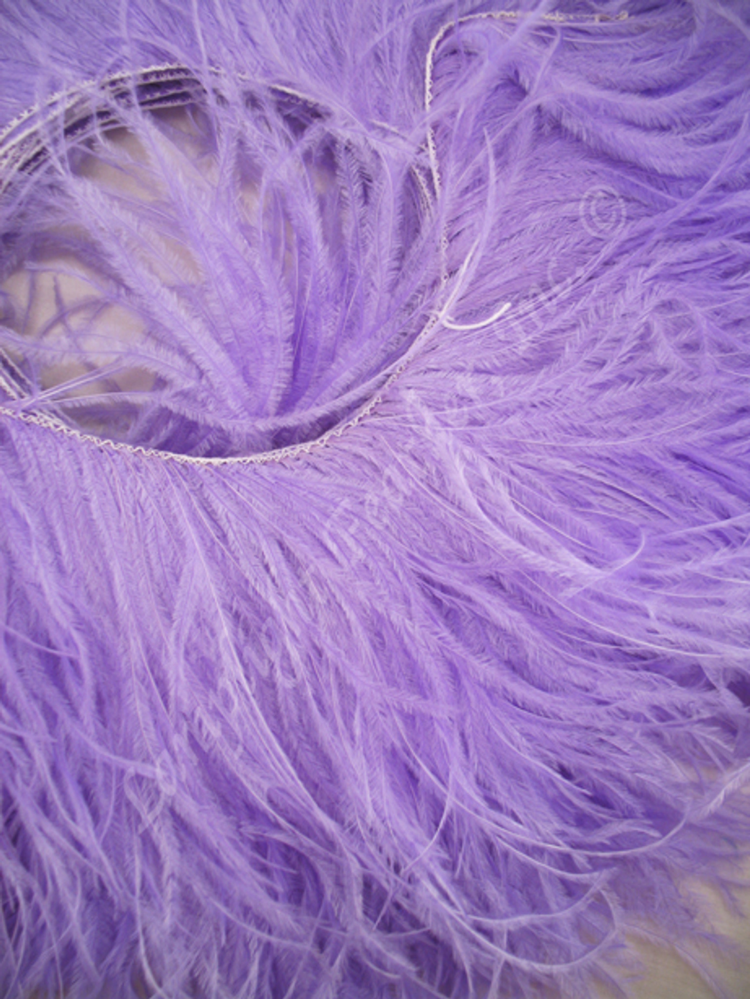Plum Purple Dark Purple Ostrich Feather Trims/Sew On Ostrich Feather Fringe  1 Yard
