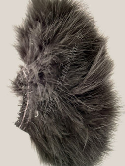 Black Turkey Marabou Feathers 6-7 Inch per Ounce