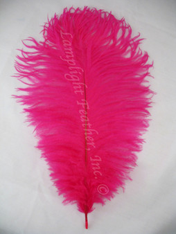 Fuchsia Ostrich Feathers