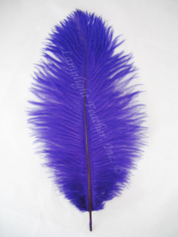 Purple Ostrich Feathers 12-16 inch long per each