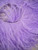 OSTRICH FEATHER FRINGE,  Premium, Lavender, per foot