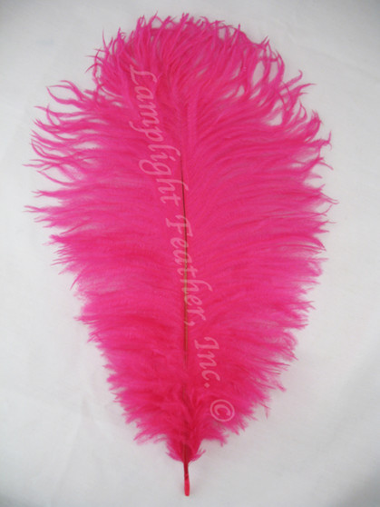 Fuchsia Ostrich Feather 8-12 inch size per Each
