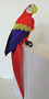  Red Macaw Parrot Decorative Artificial Bird 20 inch