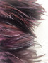  Feather Trim Saddle Hackle Furnace dyed Wine A