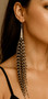 Feather Earrings 9 Inch long Natural Barred Specialty Hackle closeup detail