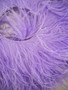 OSTRICH FEATHER FRINGE,  Premium, Lavender, per foot