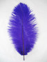 Purple Ostrich feather, long ostrich feather