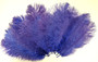 Purple Ostrich Feathers 12-16 inch long dozen