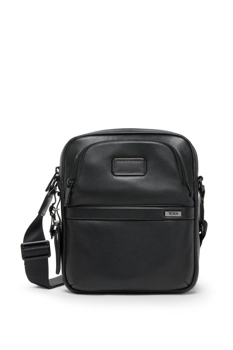 Alpha Medium Crossbody Bag Leather