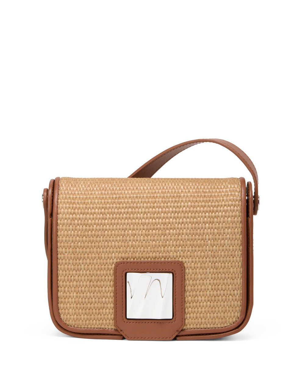 Olas Woven Small Shoulder Bag