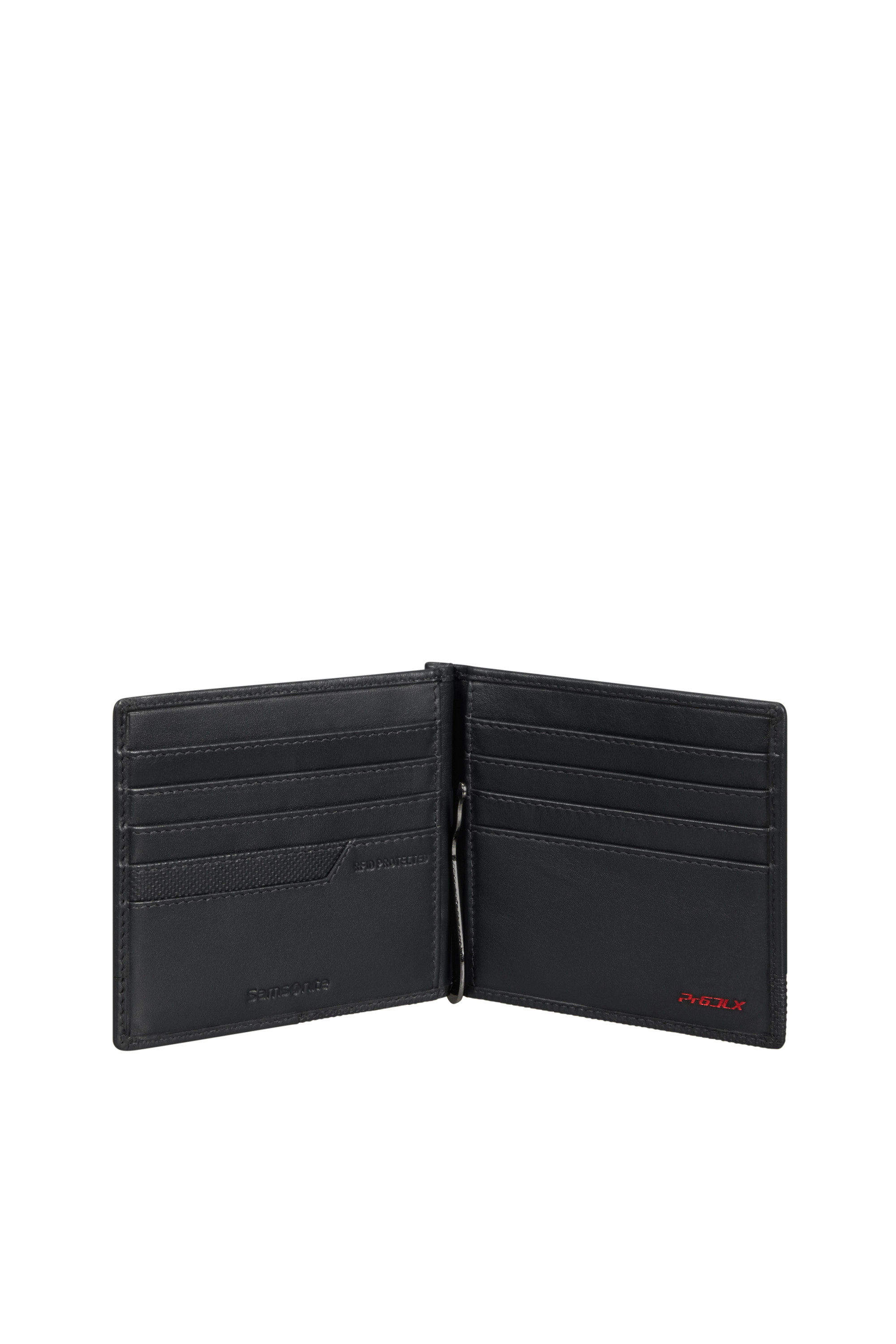Pro-Dlx 6 Slg Wallet 8 CC + Money Clip - Samsonite