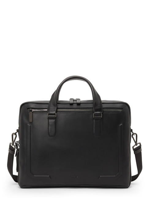 Harrison Leather Avondale Top Zip Brief