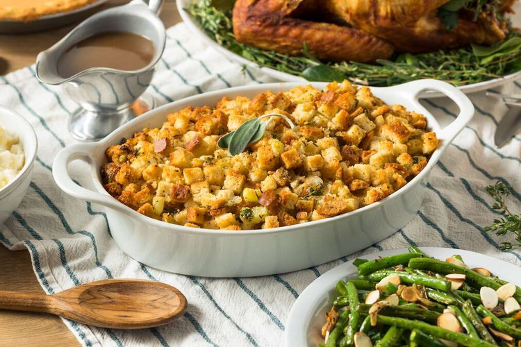 Recipe for Buttery Lobster Bacon Stuffing  Recipe for Buttery Lobster Bacon Stuffing
