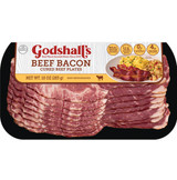 Godshall's Beef Bacon Plates, 10 oz. package.