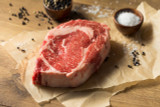 Ribeye steak on butchers paper